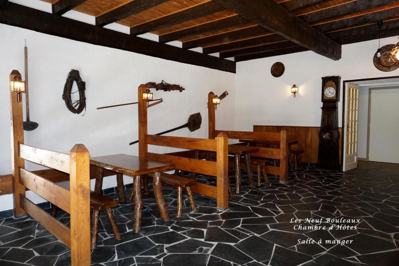 Bed and Breakfast Les Neuf Bouleaux Job Exterior foto